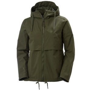 NEW Helly Hansen Evie green rain jacket (small)